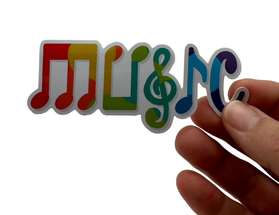 PS Single MUSIC Sticker