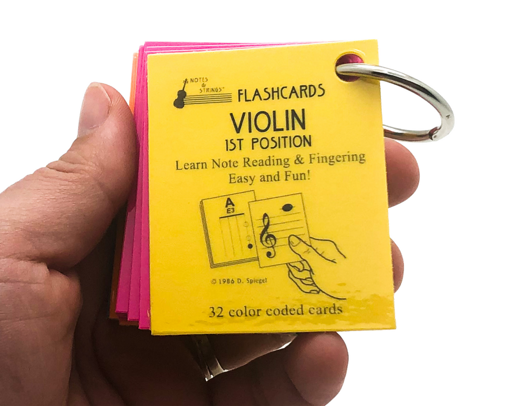Violin Mini Laminated Flashcards