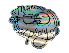 Load image into Gallery viewer, PS Single Musicians At Play Holographic Sticker
