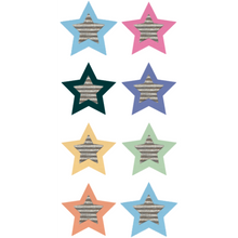 Load image into Gallery viewer, TCR Striped Star Mini Stickers
