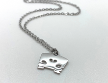 Load image into Gallery viewer, Stainless Steel Bridge Necklace - Silver
