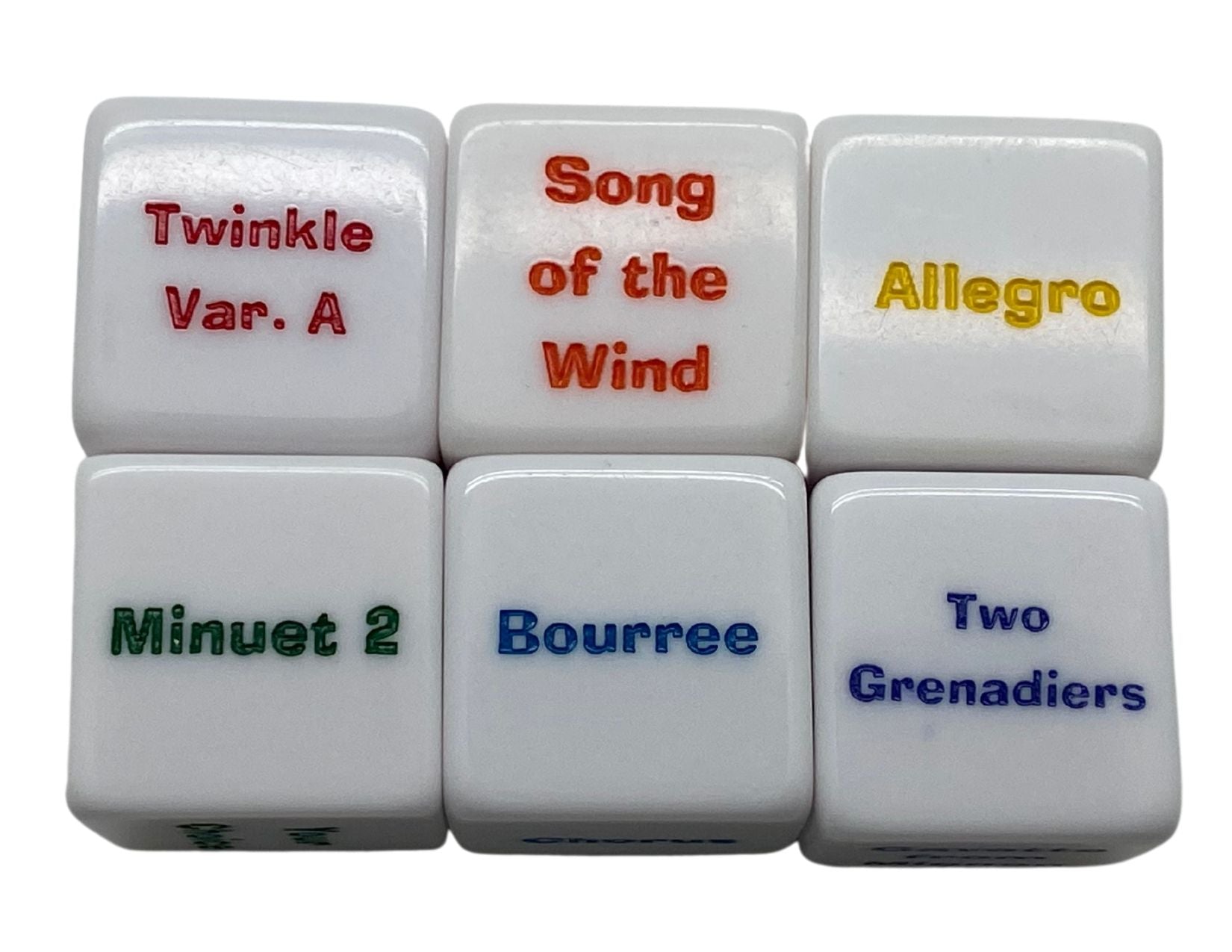 Suzuki Violin Dice Set - Books 1-2 – The Practice Shoppe