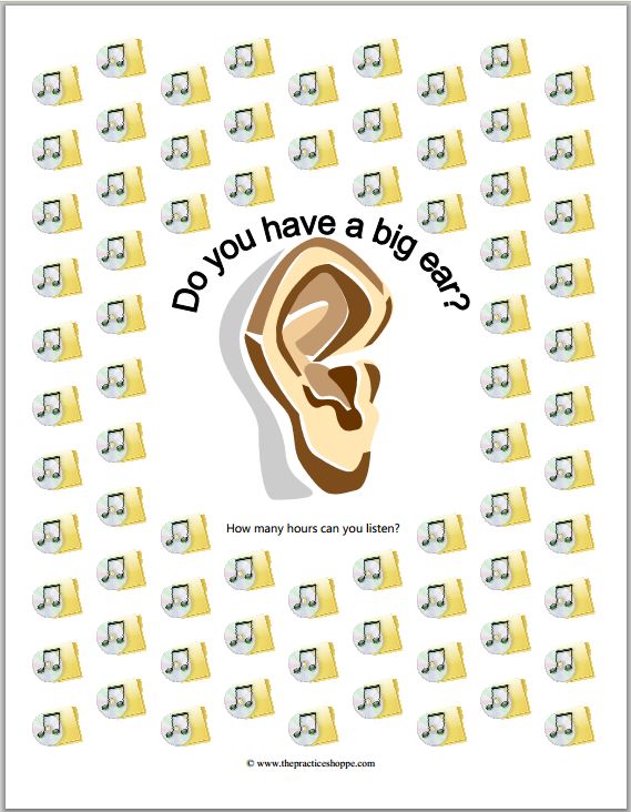 Big Ear Chart (digital download)