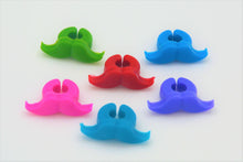 Load image into Gallery viewer, Mustache Bow Wrap - set of 6

