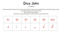 Load image into Gallery viewer, Dice Jobs - Red or Dark Green Dice Game
