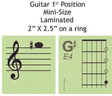 Load image into Gallery viewer, Guitar Mini Laminated Flashcards
