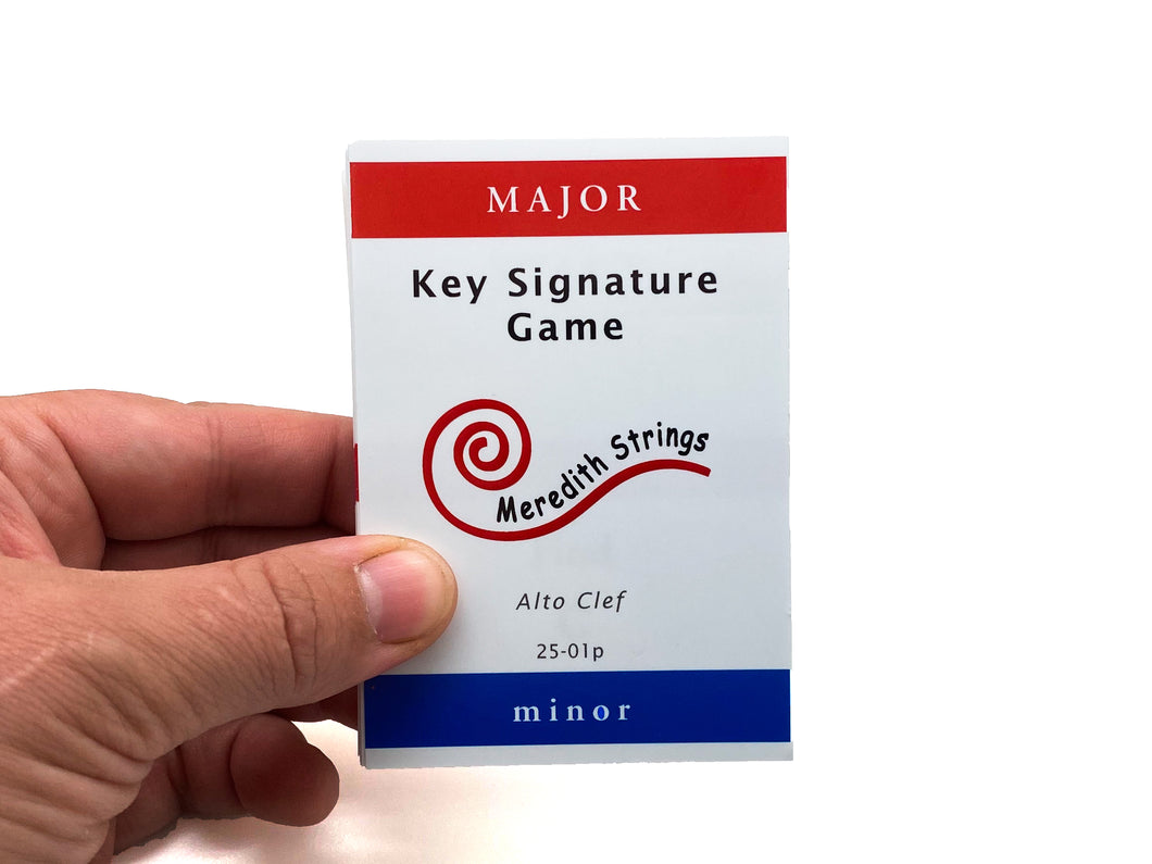 Major Minor: Key Signature Game (Alto)