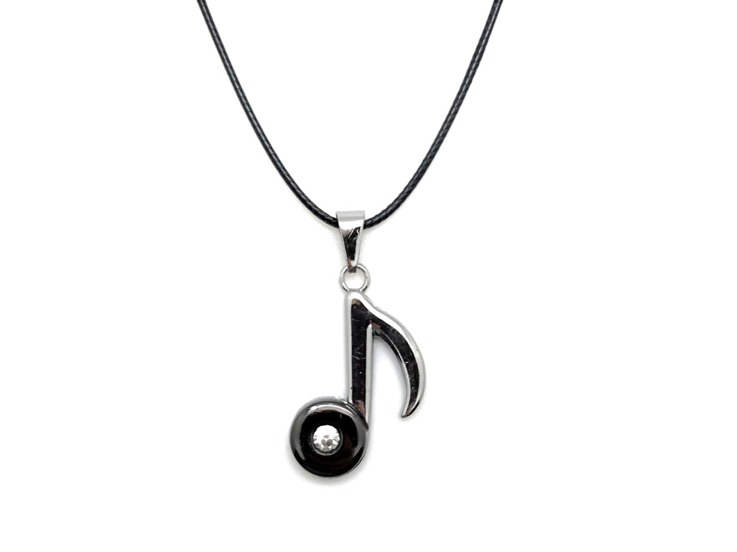 Eighth Note Nylon Cord Necklace