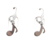 Load image into Gallery viewer, Lever Back Eighth Note Earrings
