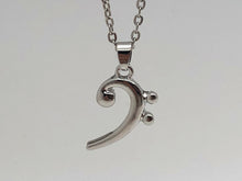 Load image into Gallery viewer, Bass Clef Pendant Necklace
