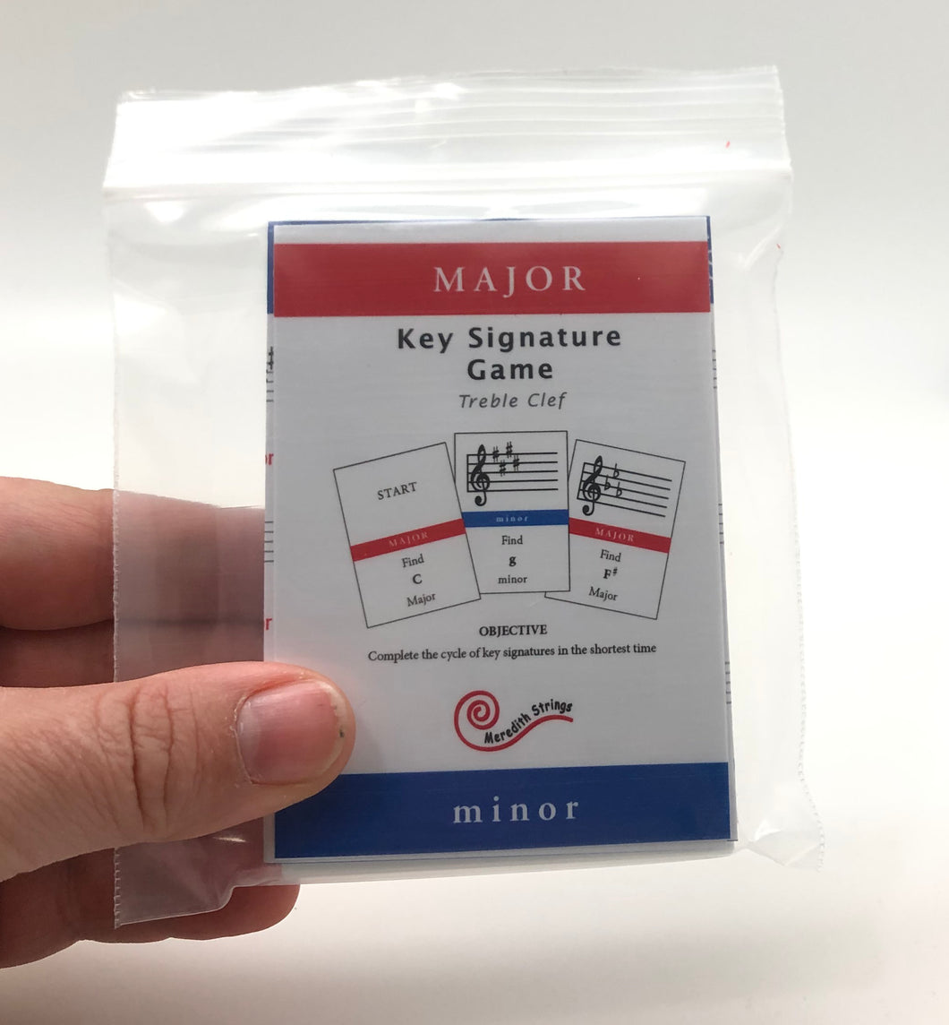 Major Minor: Key Signature Game (Treble)