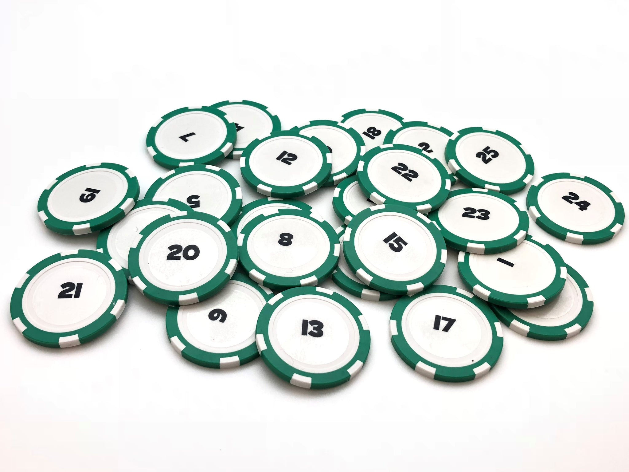 Practice Chips Numbered 1-25 – The Practice Shoppe