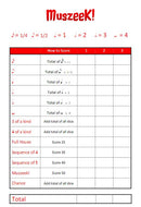 Muszeek - Red Rhythm Dice Game