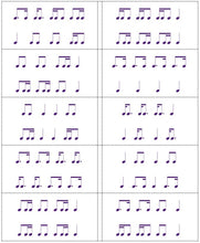 Load image into Gallery viewer, Muzic 8 - Purple Rhythm Dice Game
