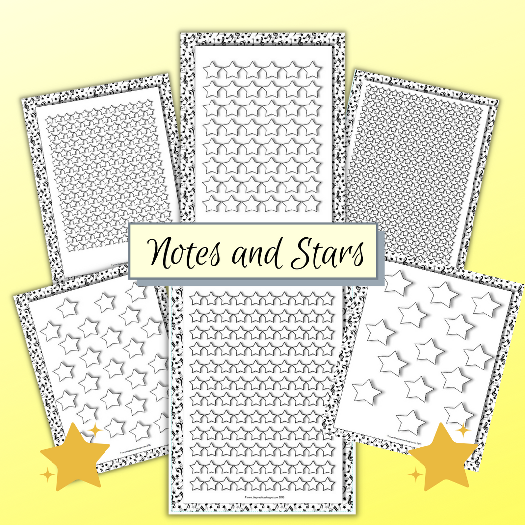Notes and Stars Bundle (Digital Download)