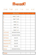 Muszeek - Orange Rhythm Dice Game