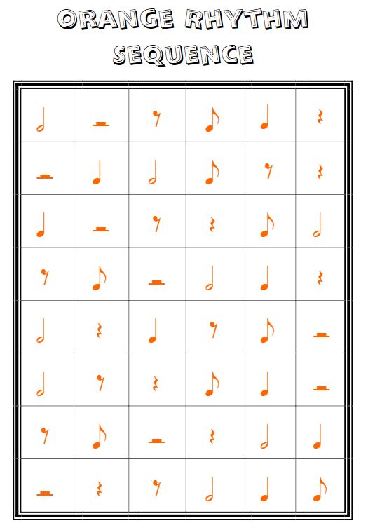 Rhythm Sequence - Orange