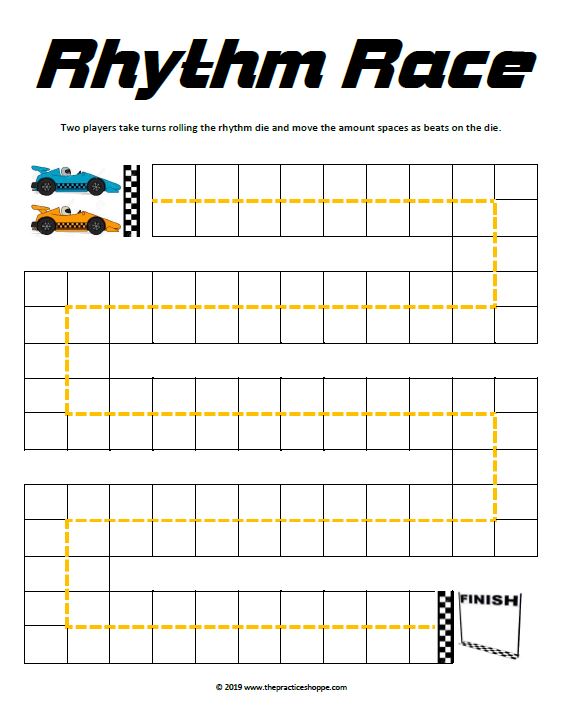 Rhythm Race - Full Page – The Practice Shoppe