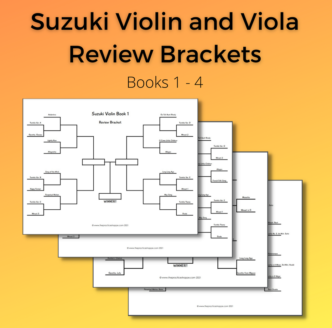 Violin/Viola Review Brackets (Digital Download)