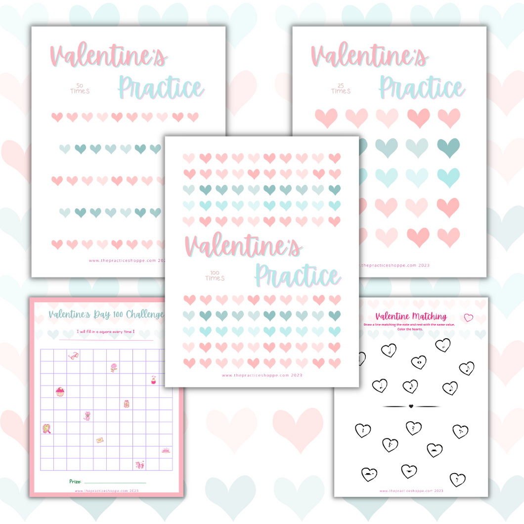 Valentine Practice Bundle (Digital Download)
