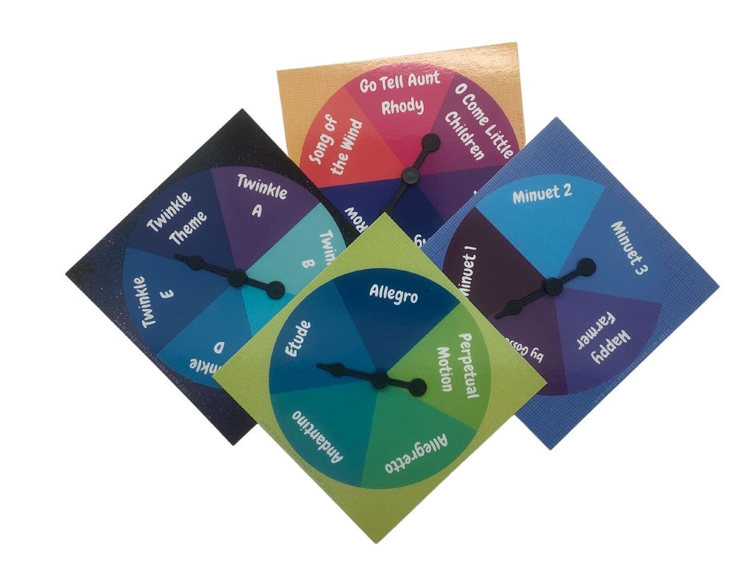 Suzuki Violin Book 1 Spinners - set of 4