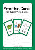 Violin/Viola Practice Cards - Large