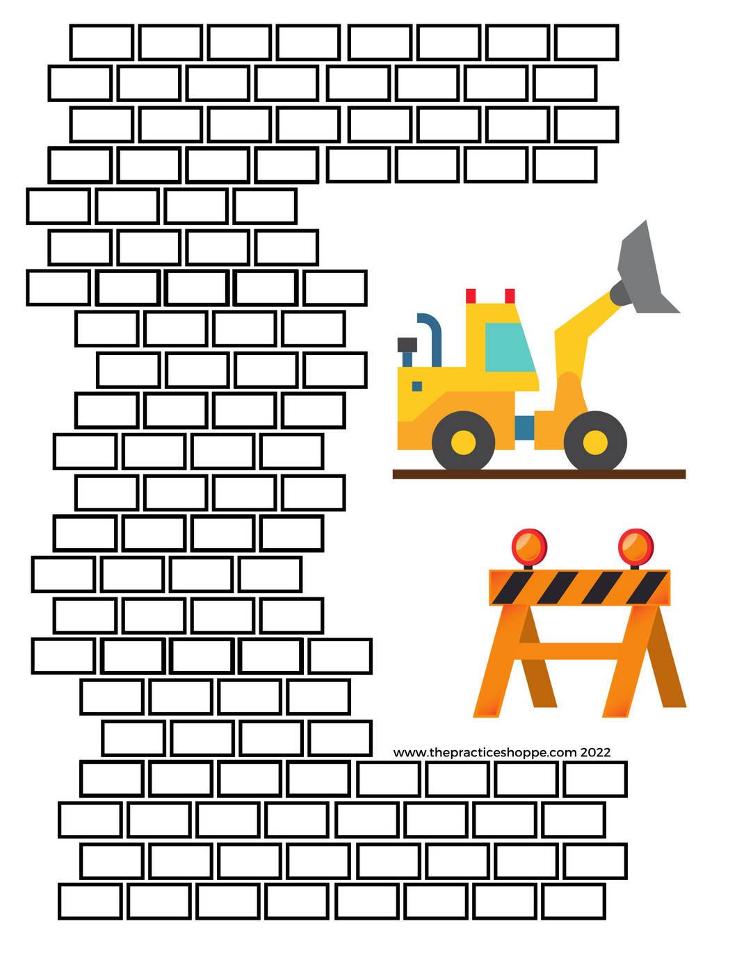 Construction Practice Chart (digital download)