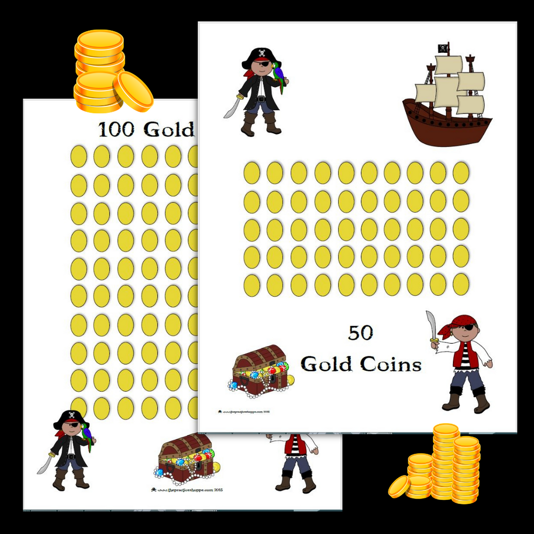 Pirate Gold Coins (Digital Download)