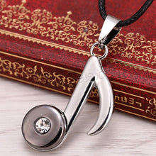 Load image into Gallery viewer, Eighth Note Nylon Cord Necklace

