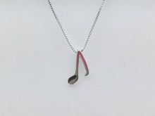 Load image into Gallery viewer, Eighth Note Pendant Necklace
