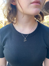 Load image into Gallery viewer, 925 Sterling Silver Eighth Note Beam Necklace
