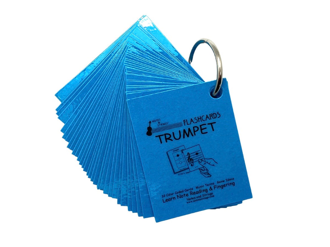 Trumpet Mini Laminated Flashcards