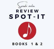 Load image into Gallery viewer, Spot-it Review Game for Suzuki Violin Book 1 &amp; 2 (Digital Download)
