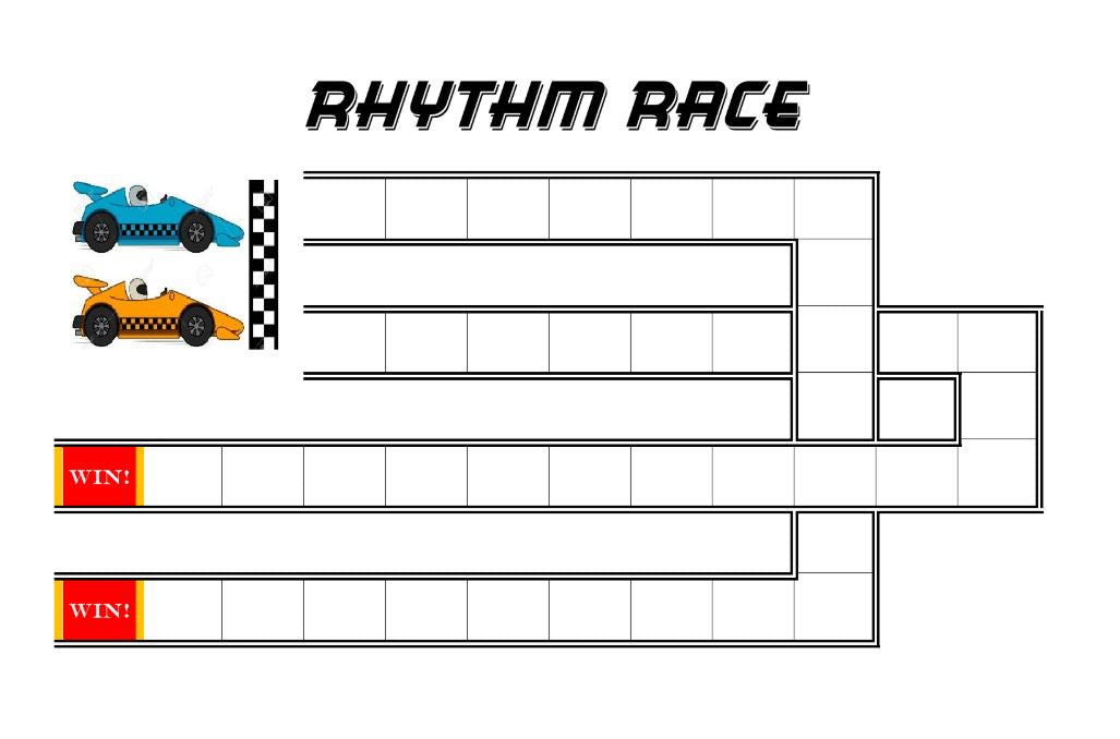 Rhythm Race - Half Page